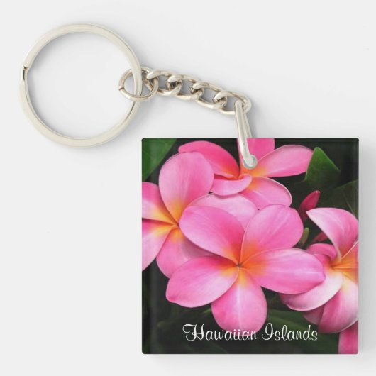Plumeria Sleutelhanger (voorkant)