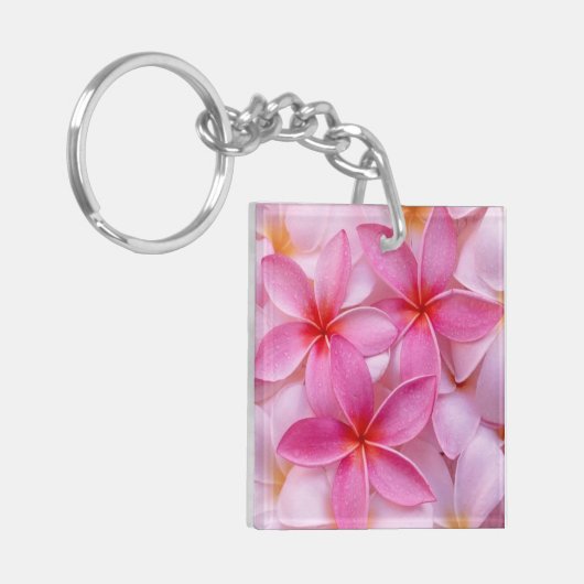 Plumeria Sleutelhanger (Voorkant Links)