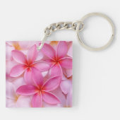 Plumeria Sleutelhanger (Achterkant)