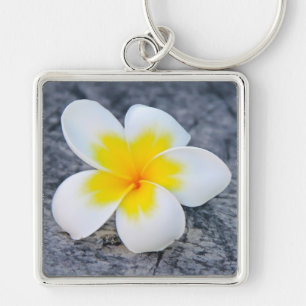 Plumeria Sleutelhanger