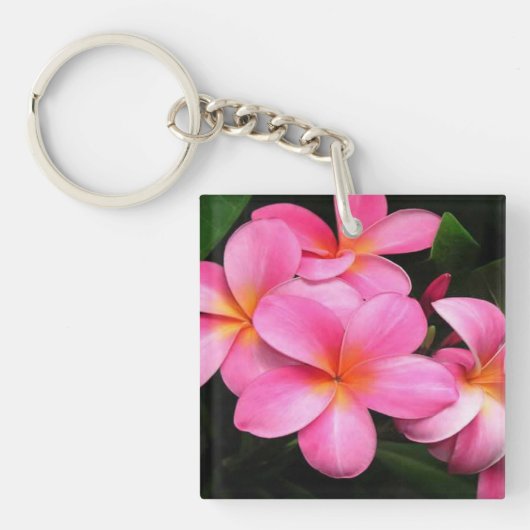 Plumeria Sleutelhanger (Voorkant)