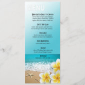 Plumeria Starfish Beach Diner Menu (Voorkant)