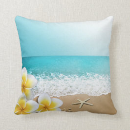 Plumeria Starfish Beach Tropical Hawaii Kussen