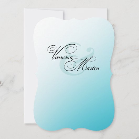 Plumeria Starfish Beach Tropische bruiloft Kaart (Achterkant)