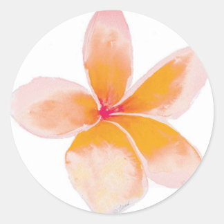Plumeria Sticker