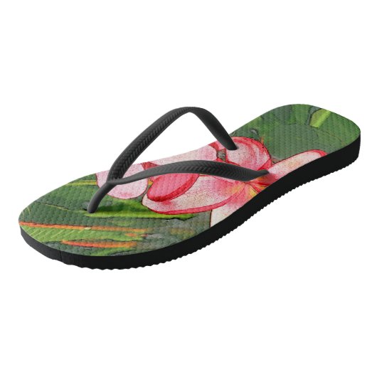 Plumeria Teenslippers (Schuin)