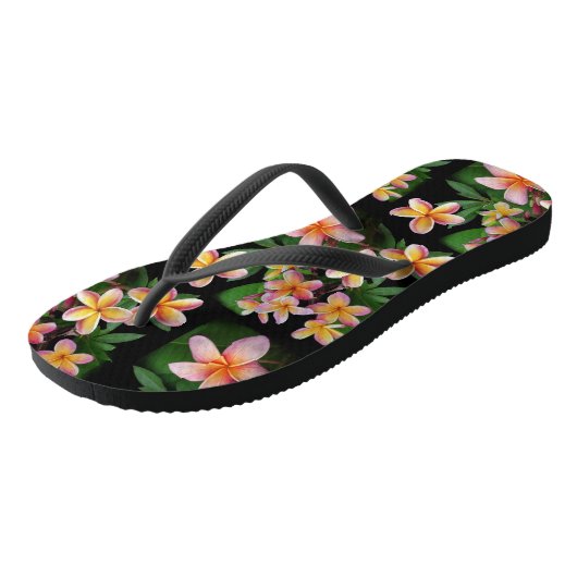 Plumeria Teenslippers (Schuin)