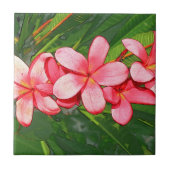 plumeria tegeltje (Voorkant)