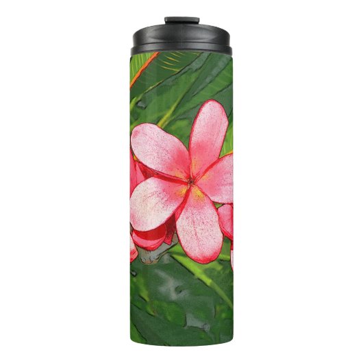 Plumeria Thermosbeker (Voorkant)