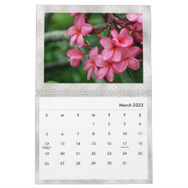 Plumeria Tropical Flowers Foto Kalender