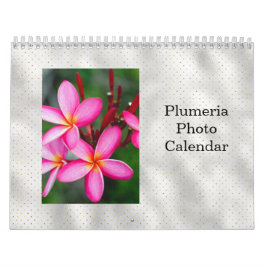 Plumeria Tropical Flowers Foto Kalender
