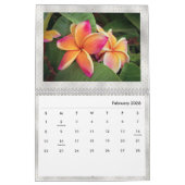Plumeria Tropical Flowers Foto Kalender (Feb 2026)