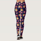 Plumeria Tropical Leggings (Achterkant)