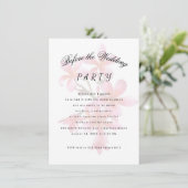 Plumeria voor de uitnodiging van de bruiloft (Staand voorkant)