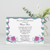 Plumeria Vrijgezellenfeest Kaart (Staand voorkant)