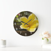 Plumeria Wall Clock Grote Klok (Huis)
