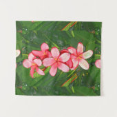 Plumeria Wandkleed (Voorkant (horizontaal))