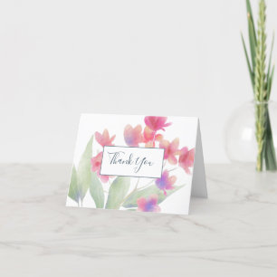 Plumeria Water Color Bedankkaart