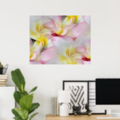 Plumeria Waterverf Print (Thuiskantoor)