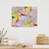 Plumeria Waterverf Print (Keuken)