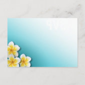 Plumeria Zeester Tropisch Strand RSVP (Achterkant)