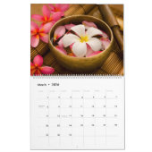 Plumeria Zen Agenda Kalender (Mar 2026)