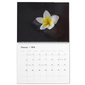 Plumeria Zen Agenda Kalender (Feb 2026)