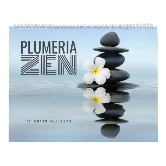 Plumeria Zen Agenda Kalender (Hoes)
