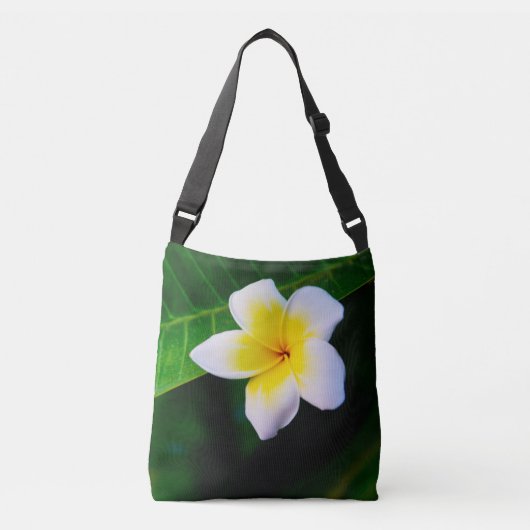 Plumerias Crossbody Tas (Voorkant)