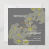 Plumerias diy kleuren, grijs geel zwart kaart (Achterkant)