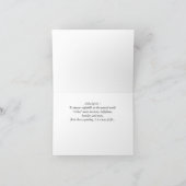 Plumerias in wit en roze gevouwen Wenskaart Kaart (Binnen)