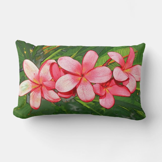 Plumeria's Kussen (Voorkant)