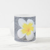 Plumeria's Matglas Koffiemok (Voorkant links)