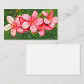 Plumerias Plaatskaartje (Voorkant / Achterkant)