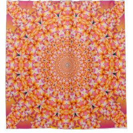 Plumerias van Hawaï Douchegordijn