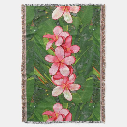 Plumerie Deken (Voorkant Verticaal)