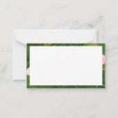 Plumerie Notitiekaartje (Achterkant)