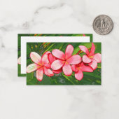 Plumerie Notitiekaartje (Voorkant / Achterkant in situ)