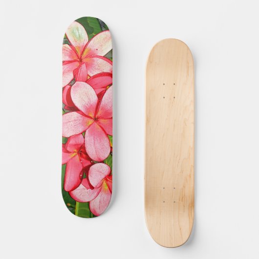 Plumerie Persoonlijk Skateboard (Voorkant)
