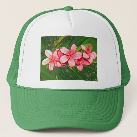 Plumerie Trucker Pet (Voorkant)