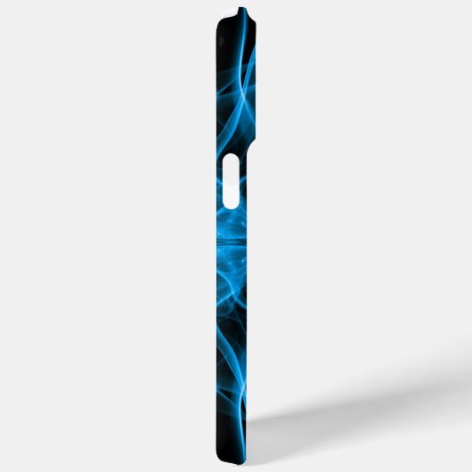 Plumes van Blue Smoke Custom op Black Case-Mate iPhone Case (Achterkant / Rechts)