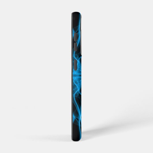 Plumes van Blue Smoke Custom op Black Samsung Galaxy Hoesje (Rechterkant)