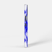 Plumes van Blue Smoke Custom op white Samsung Galaxy Hoesje (Rechterkant)