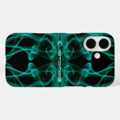 Plumes van Green Smoke Custom op Black Case-Mate iPhone Case (Achterkant (horizontaal))