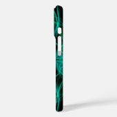 Plumes van Green Smoke Custom op Black Case-Mate iPhone Case (Achterkant / Links)