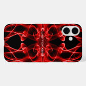 Plumes van Red Smoke Custom op Black Case-Mate iPhone Case (Achterkant (horizontaal))