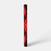 Plumes van Red Smoke Custom op Black Samsung Galaxy Hoesje (Linkerkant)