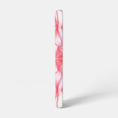 Plumes van Red Smoke Custom op White Samsung Galaxy Hoesje (Linkerkant)