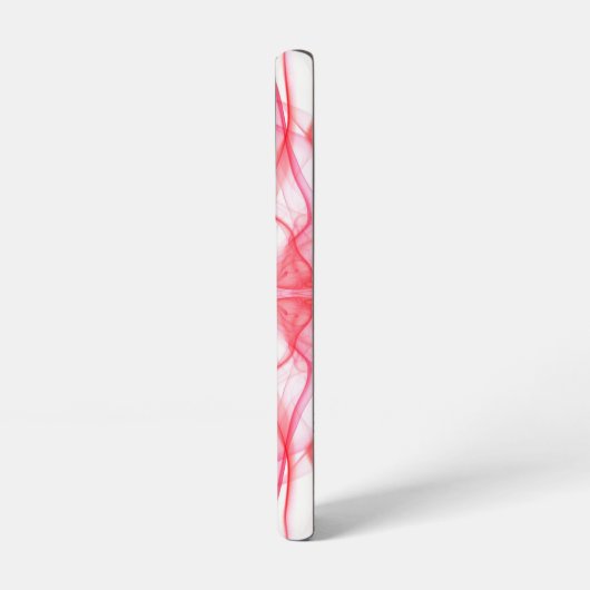 Plumes van Red Smoke Custom op White Samsung Galaxy Hoesje (Linkerkant)