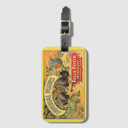  plumetiket bagagelabel (Voorkant (verticaal))